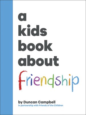 cover image of A Kids Book About Friendship